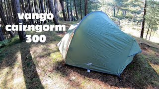 Vango Cairngorm 300 tent review a good spacious wild camping tent new for 2019 [upl. by Dituri704]