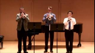 Muczynski Trumpet Trio Op11 No1 [upl. by Eniamrehs833]