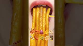 ASMR SPICY TTEOKBOKKI EMOJI FOOD 매운 떡볶이 이모지 먹방 sped up [upl. by Sirej]