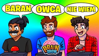 SPRAWDZAM WIEDZE YOUTUBERÓW jest źle  BRAIN SHOW [upl. by Ontina]