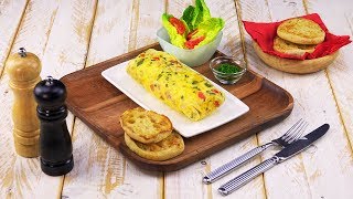 Pour un repas sans vaisselle  omelette pochée [upl. by Asiram]