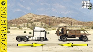 GTA V  Hauler Custom vs Wastelander [upl. by Eikin]