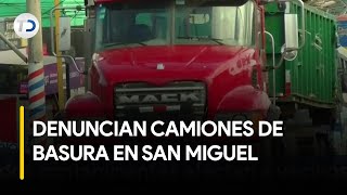 Líquidos contaminantes afectan a vecinos de San Miguel de Desamparados [upl. by Rosamond]