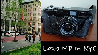 Leica MP Film Results in NYC 28mm ElmaritM f28 [upl. by Ardnu]