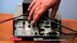 High Resistance Measurements using Keithleys Model 6517B Electrometer [upl. by Gladwin]