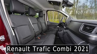 2021 Renault Trafic Combi 9Seater  Interior amp Capacity Design Technical Specs [upl. by Herta]