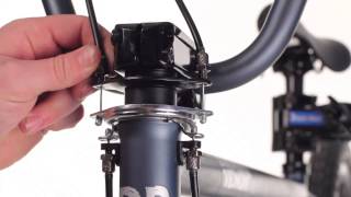 Diamondback Tech BMX Gyro Brake Cable Installation and Adjust [upl. by Marin]