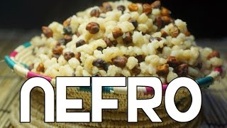 Nefro Ethiopian Wheat amp Chickpea Snack Recipe  Amharic Shimbra [upl. by Earised498]