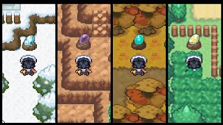 Pokemon Unbound 211  All Dawn Stone Shiny Stone Ice Stone Dusk Stone Locations in the Wild [upl. by Archie]