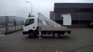 774355 NISSAN CABSTAR 3511 WCOMILEV EN100TVL WORK LIFT 1000CM 0807 [upl. by Sander]