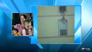 Mother Drops Child Out Window to Escape Fire [upl. by Atinaj906]