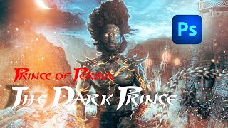 Prince of Persia  The Dark Prince Speed Art  speedart​ photoshop​ princeofpersia [upl. by Nelg784]