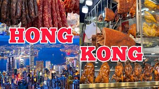 Hong Kong Street Food Temple Streetwhere there are many famous delicious dishes [upl. by Potash]