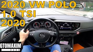 2020 Volkswagen Polo 10 TSI DSG  POV TEST DRIVE [upl. by Ardnwahsal538]