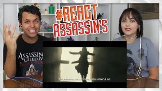 REACT Assassins Creed  Trailer Exclusivo Online [upl. by Norvan]