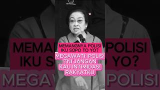 Megawati Kritik Polisi Jangan Sok Aksi shorts pemilu2024 [upl. by Gans845]