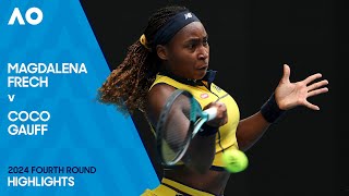 Magdalena Frech v Coco Gauff Highlights  Australian Open 2024 Fourth Round [upl. by Argent]