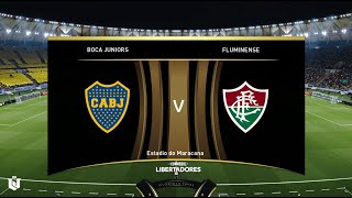 Boca Juniors vs Fluminense ● Final Copa Libertadores 2023 ● Gameplay Pes 2021 [upl. by Stefanac]