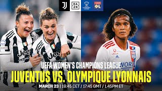 Juventus vs Lyon  UEFA Women’s Champions League Quarti Di Finale Primo Turno Full Match [upl. by Weisbrodt]