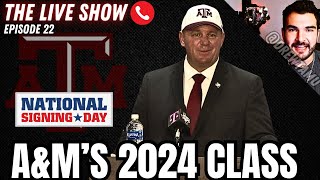 Grading Texas AampMs 2024 Recruiting Class  Live Show Episode 21 [upl. by Deibel]