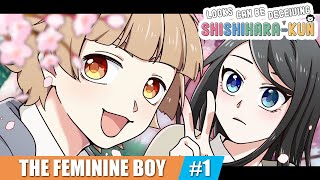 Anime Epidode 001 Shishihara the feminine boy Manga Dub [upl. by Yesor]