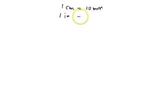 Unit conversion 100 milimeters mm to inches [upl. by Richter77]