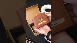 Premium Quality Textured Mens Wallet With Name amp Charm [upl. by Acemaj]