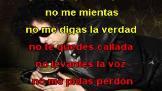 KARAOKE  FLACA  ANDRES CALAMARO  pistas cancion descargar [upl. by Annavas]