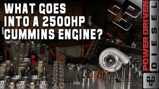 What Goes Into a 2500HP Cummins Engine [upl. by Egbert511]