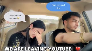 Bbye HoNey I Am LeAVing YoUtuBe  Prank on Bf  the oddinary couple [upl. by Phyllis]