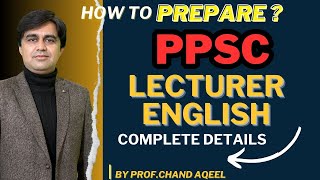 PPSC Lecturer English Preparation  English Lecturer Syllabus Paper Pattern amp Important Books [upl. by Astri]