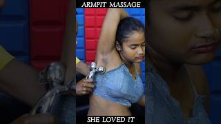 Underarm Massage by Massage Tools shorts shortvideo barbergirl asmr massage [upl. by Rabjohn]