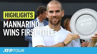 Mannarinos Moment In sHertogenbosch  HIGHLIGHTS  ATP [upl. by Lilith]