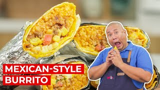 Paboritong Mexican Burrito Recipe  SIMPOL  CHEF TATUNG [upl. by Zared592]