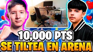 JELTY SE TILTEA MUCHO EN FORTNITE Y ROMPE SU SET UP 🏆 LLEGA A 10K PUNTOS EN ARENA con SNACKY 🔥 33 💀 [upl. by Akemal872]