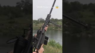 M82B Sniper Gun Real😱warzone freefireshorts freefireshorts ffshorts pubgmobile airsoft bgmi [upl. by Sayles]