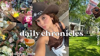 daily chronicles first rodeo dinner date LA event trying haileybieber smoothie [upl. by Acsehcnarf]