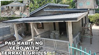 Roof Project with Terrace Grills  Villiasis Pangasinan [upl. by Olbap332]