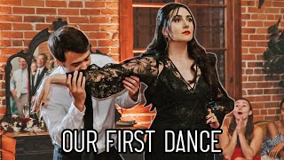 Safiya amp Tylers First Dance To The Addams Family Tango [upl. by Nameloc678]