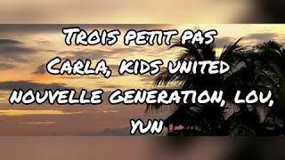 Trois Petit Pas Green Team ParolesLyrics [upl. by Aron]