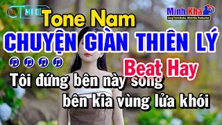 Karaoke Chuyện Giàn Thiên Lý Tone Nam Nhạc Sống CT Media  Karaoke Minh Kha [upl. by Sheila]