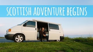 Van Life Vlog  Our Scottish Adventure Begins [upl. by Ailimat]