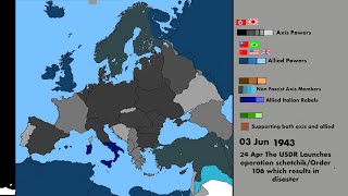 World War II Animated Map [upl. by Attelra648]