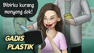 Ketagihan Oplas sampai alam baka  GADIS PLASTIK HORORMISTERI  Kartun Hantu Animasi Horror [upl. by Letnahs]