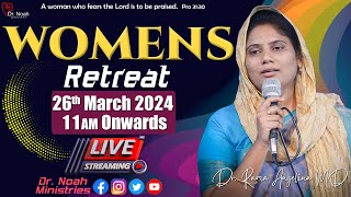 Women Retreat  స్త్రీల ఉజ్జీవ సదస్సు  26032024  Dr Rama Angelina [upl. by Riggall]