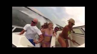 Bizarre speedboat accident [upl. by Hamner]