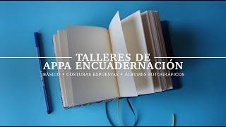 Talleres presenciales de Appa Encuadernación [upl. by Darton]