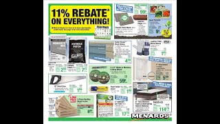 Menards Weekly Ad February 29 – March 10 2024 11 Rebate on Everything [upl. by Harli11]