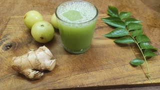 Amla Juice for Weight loss நெல்லிக்காய் ஜூஸ் Summer healthy Drink Gooseberry Juice [upl. by Ralat]