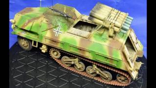 135 Italeri Panzerwerfer 42 Maultier [upl. by Ahsikam]